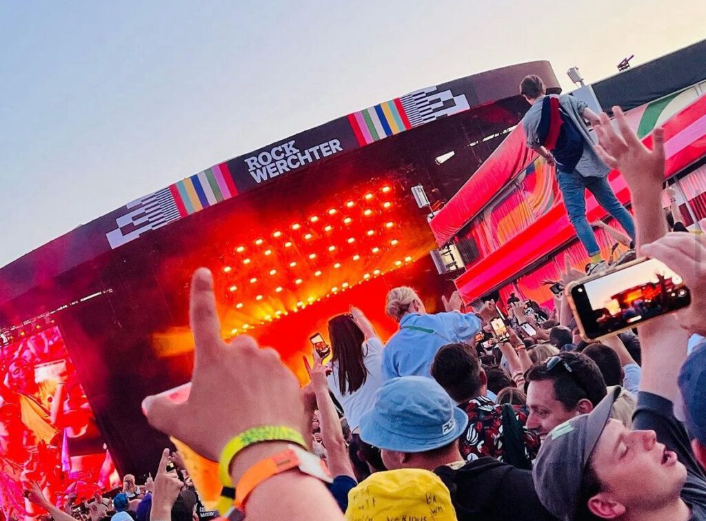 festivalfotografie Rock Werchter iPhone