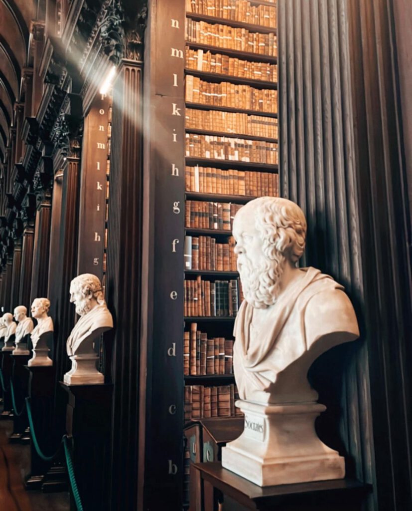 iPhone fotografie Dublin Old Library Trinity College